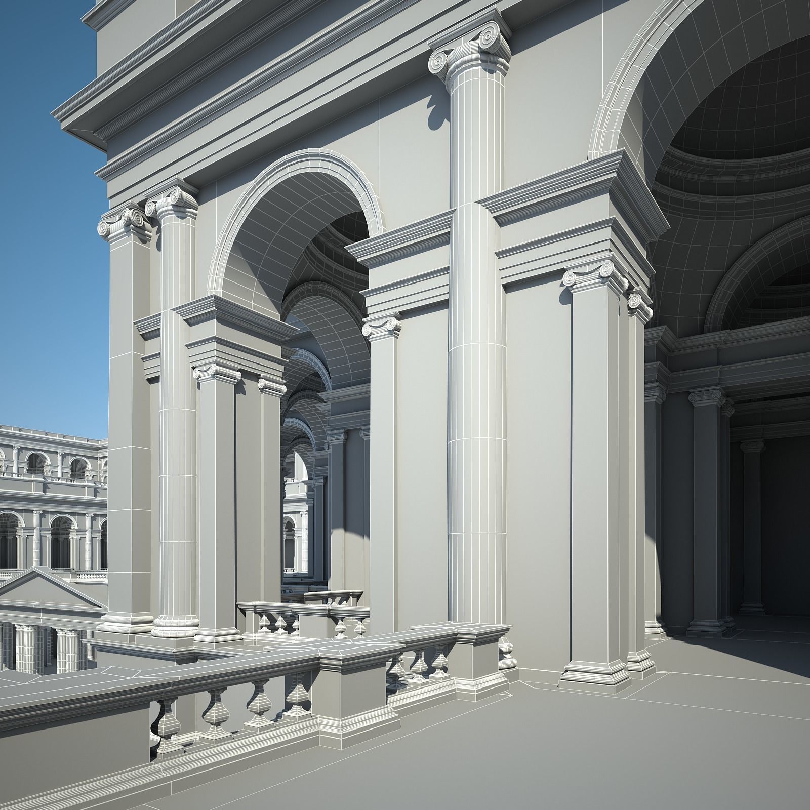 Ancient Roman Forum 3D model_95