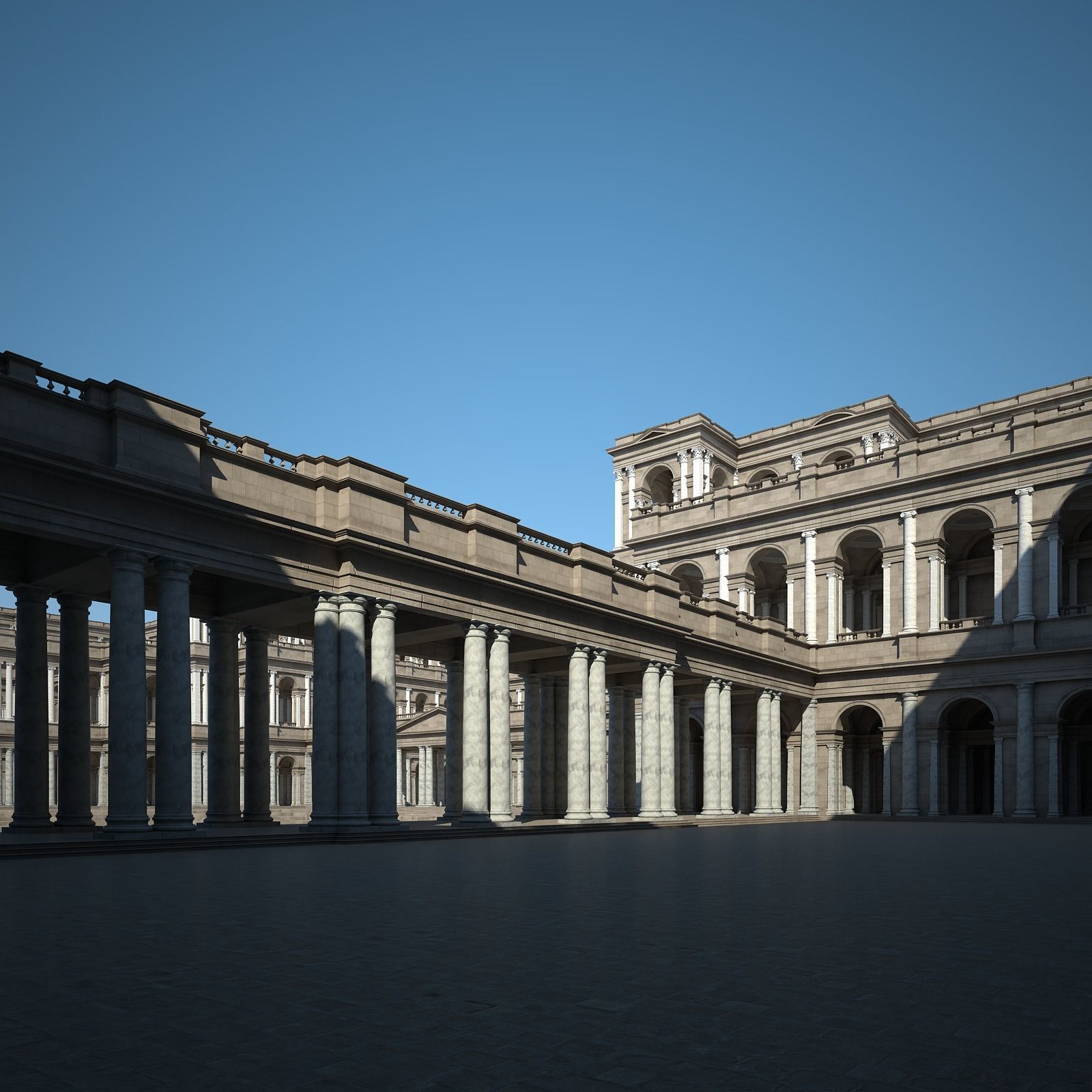 Ancient Roman Forum 3D model_12