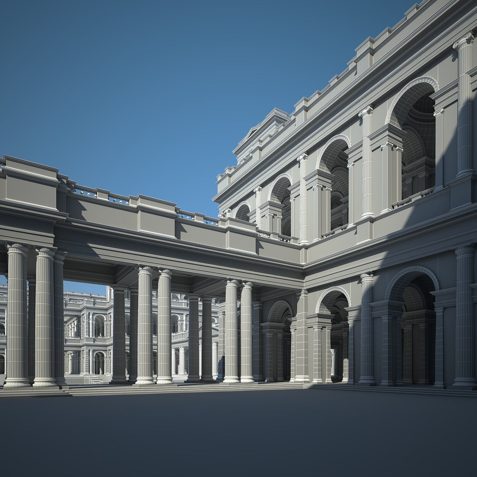 Ancient Roman Forum 3D model_85