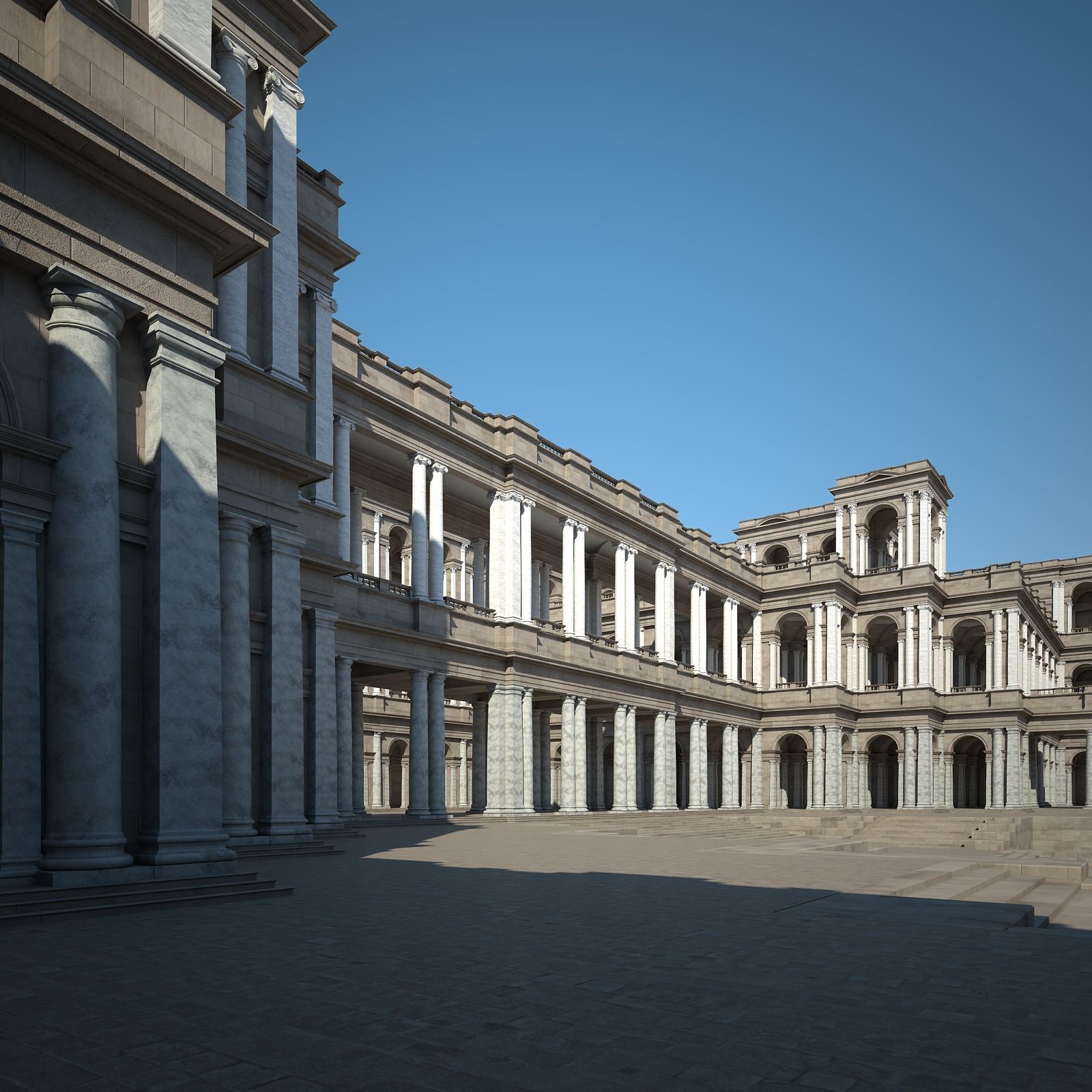 Ancient Roman Forum 3D model_29