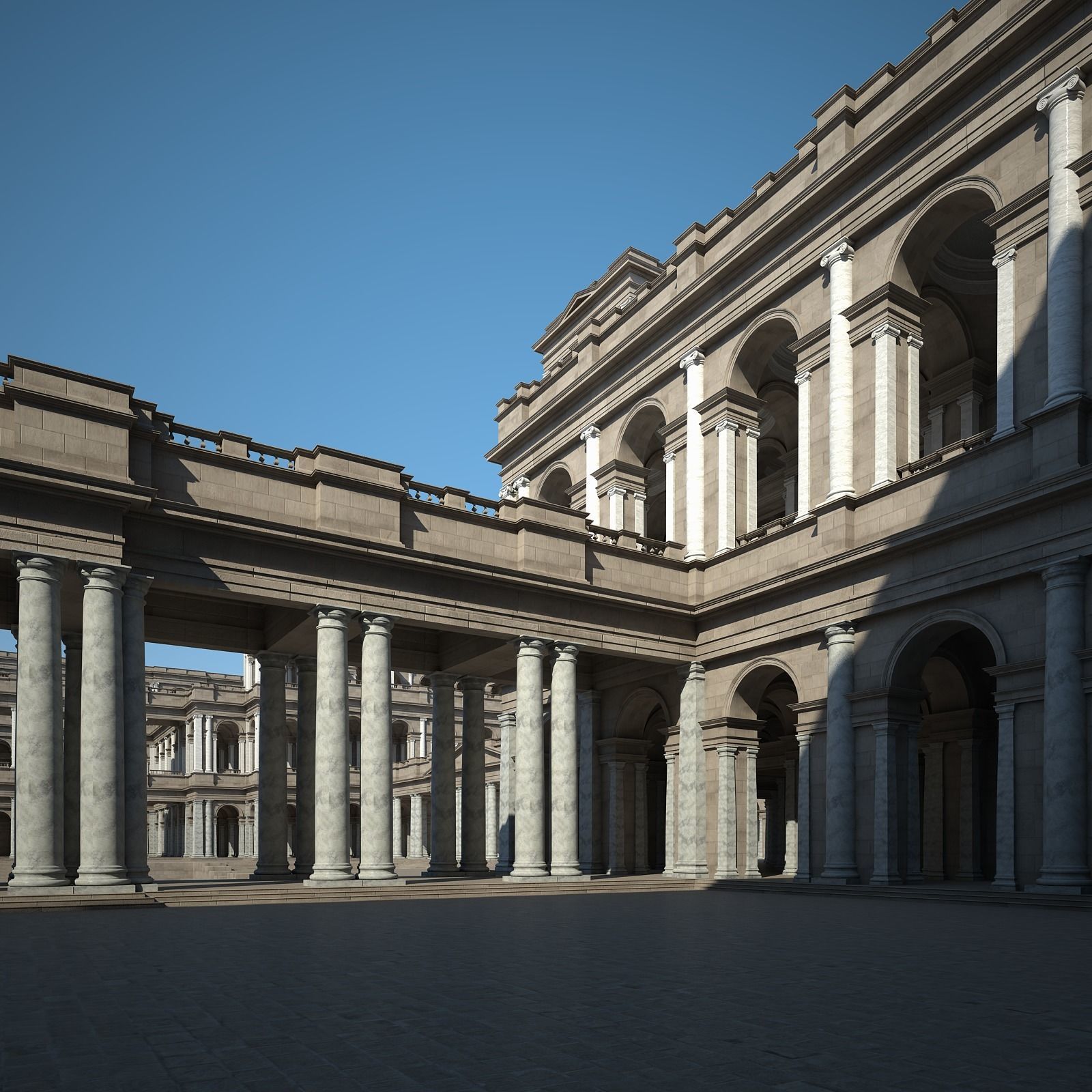 Ancient Roman Forum 3D model_14