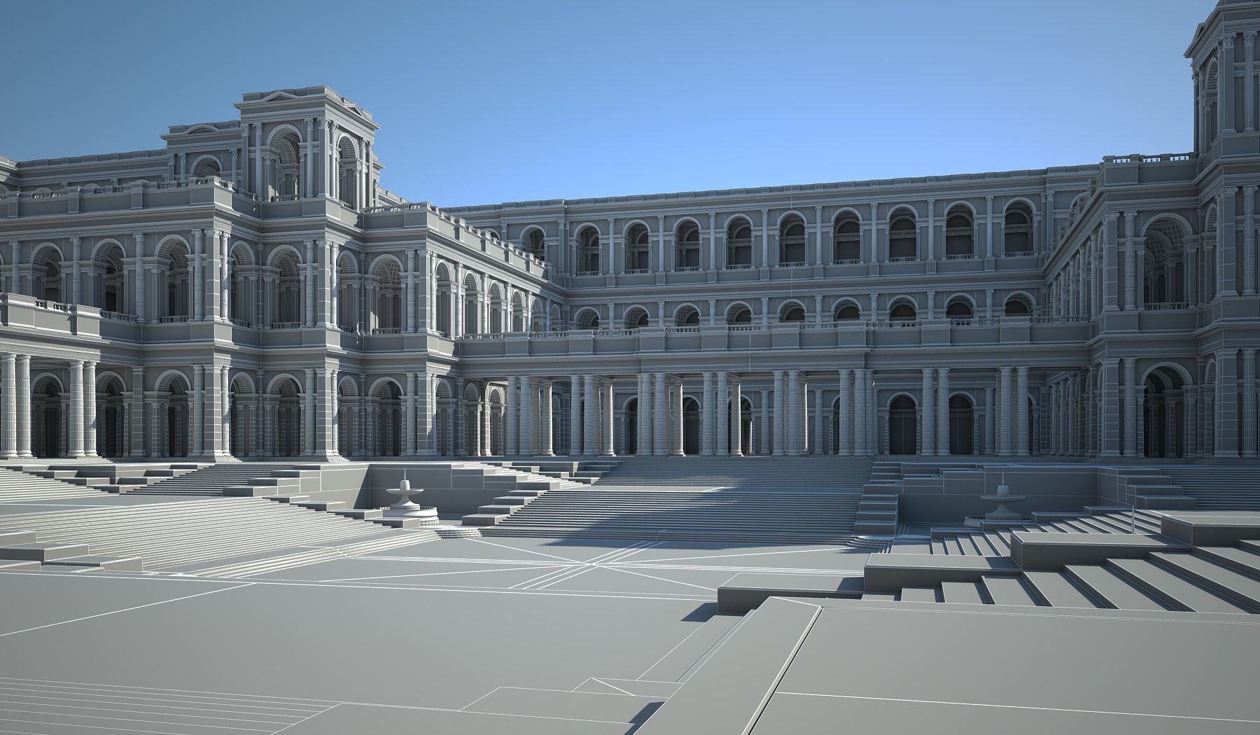 Ancient Roman Forum 3D model_59