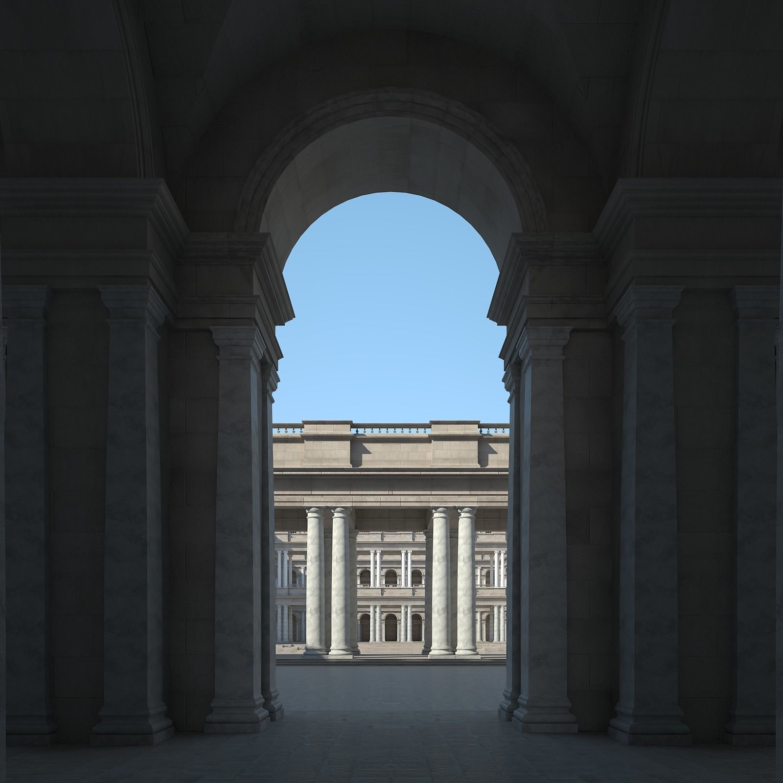 Ancient Roman Forum 3D model_11
