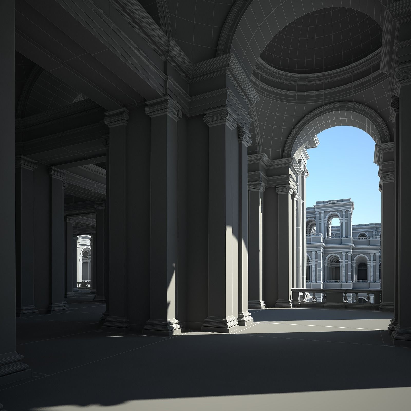 Ancient Roman Forum 3D model_88