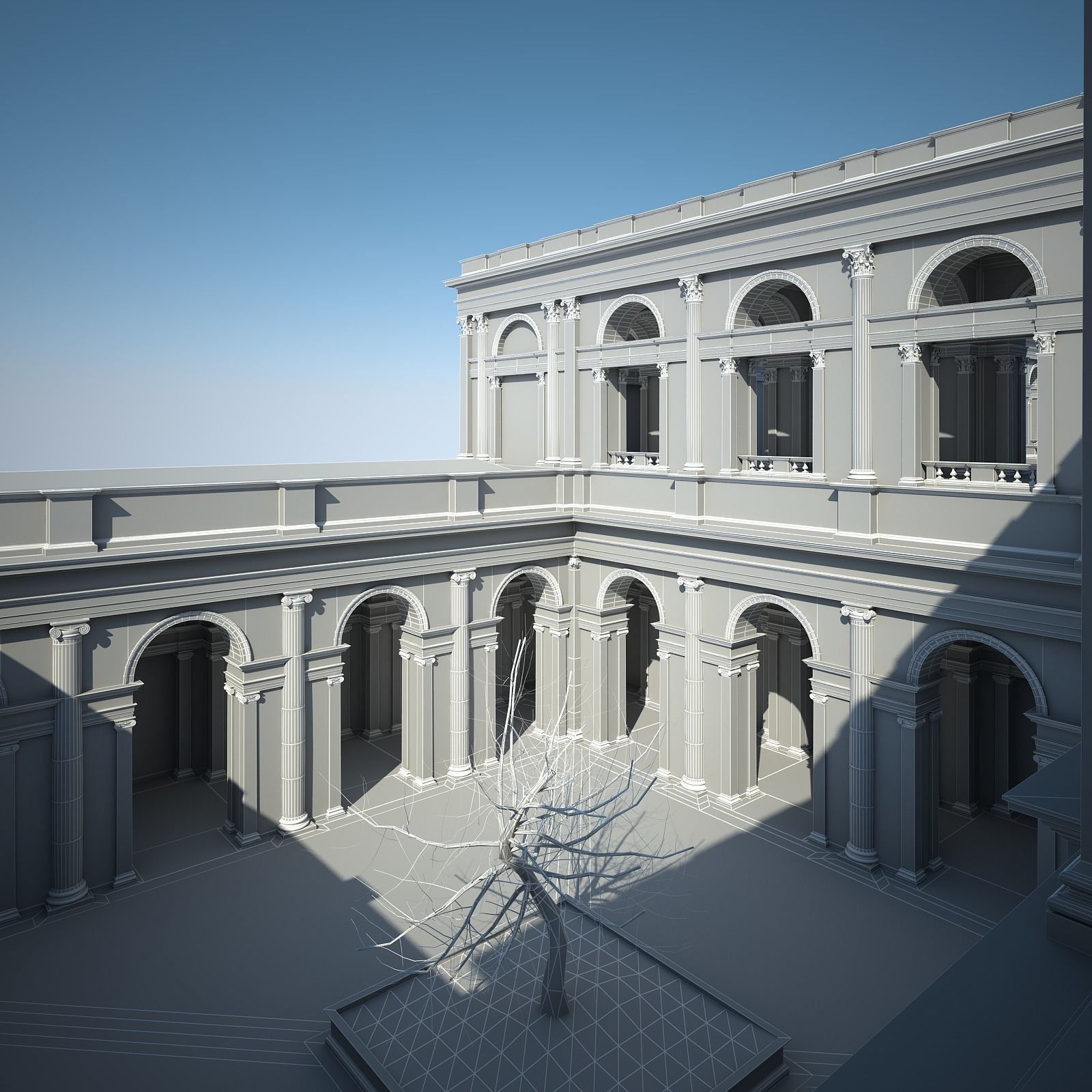 Ancient Roman Forum 3D model_104