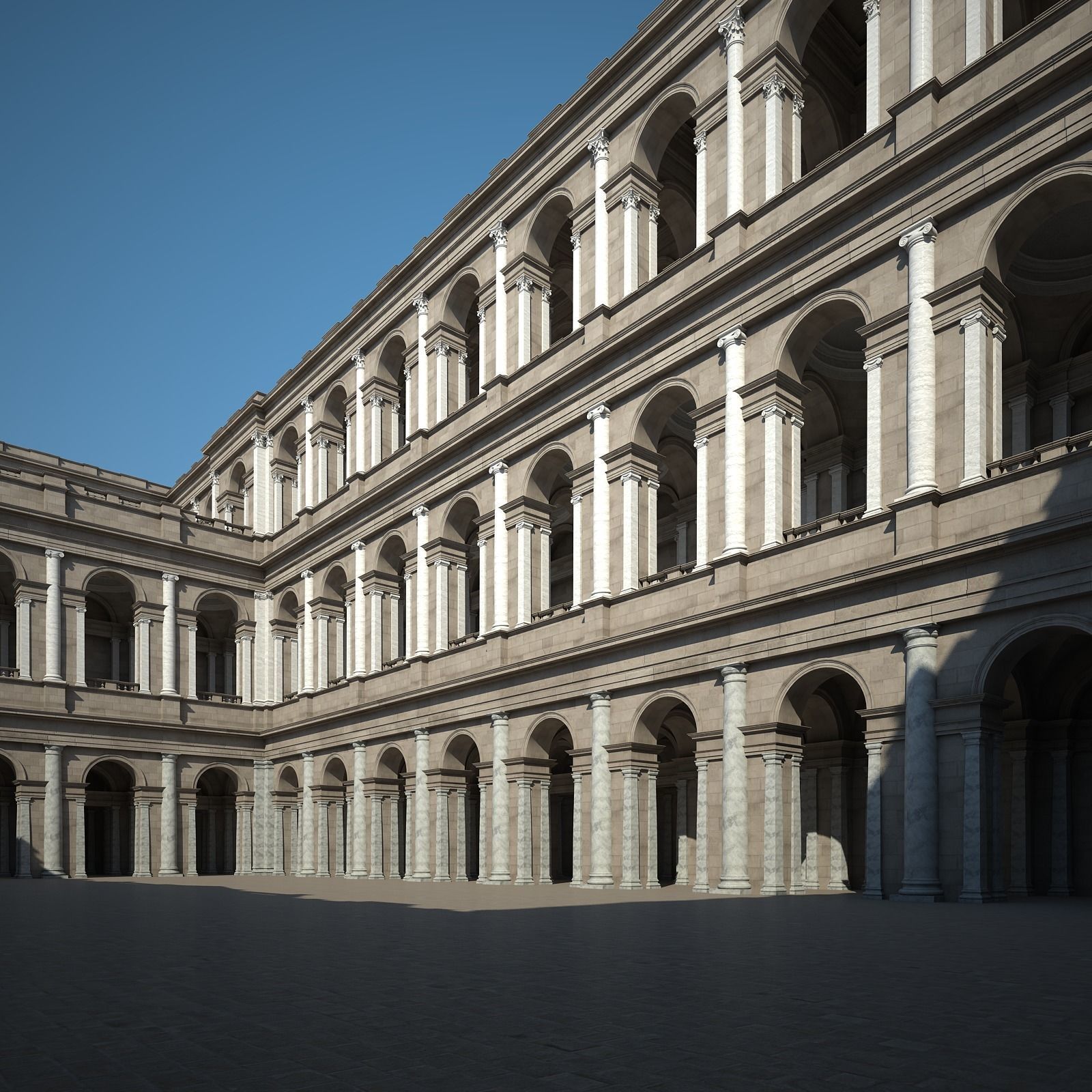 Ancient Roman Forum 3D model_18