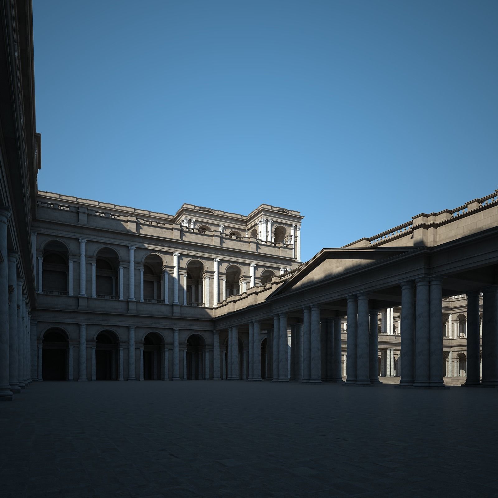 Ancient Roman Forum 3D model_30