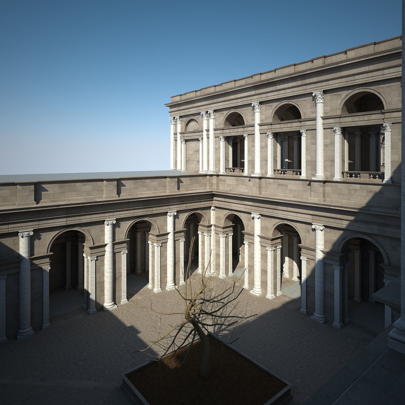 Ancient Roman Forum 3D model_49