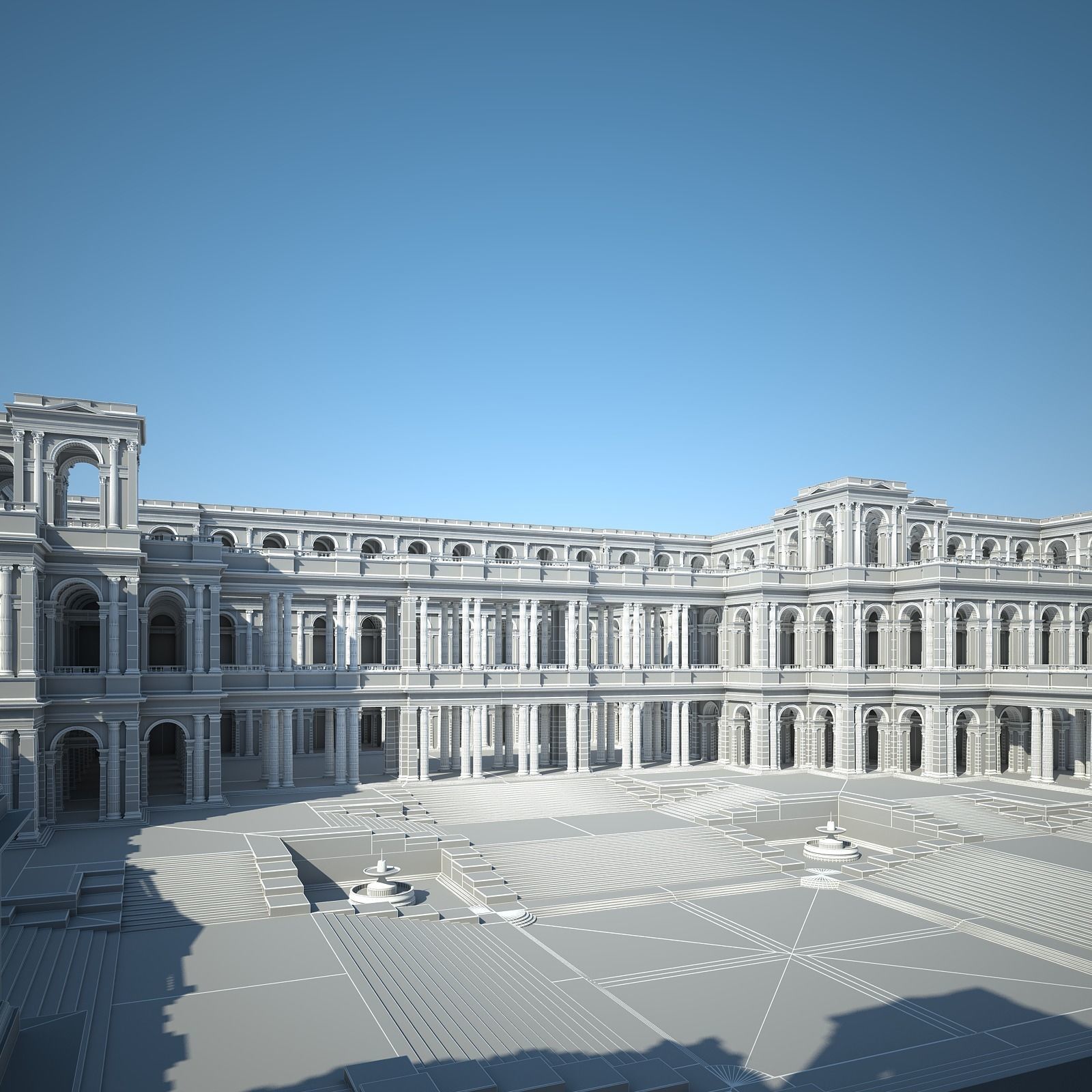 Ancient Roman Forum 3D model_92