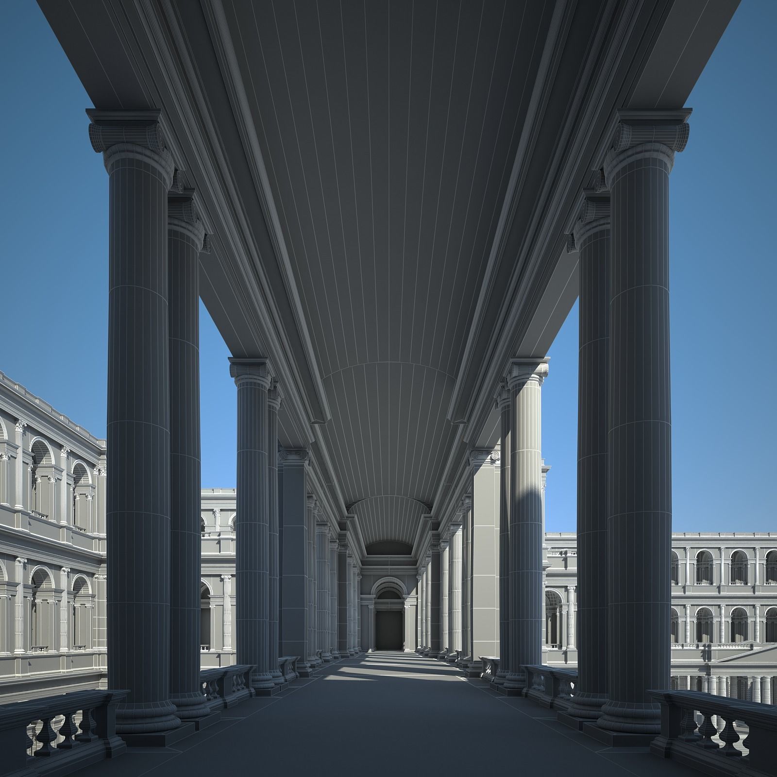Ancient Roman Forum 3D model_90