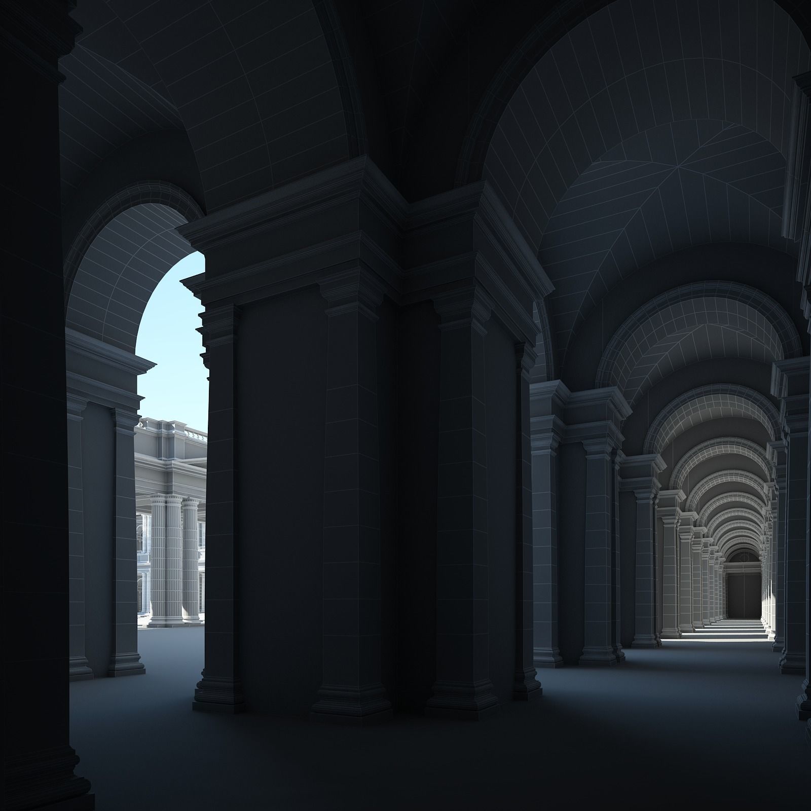 Ancient Roman Forum 3D model_102