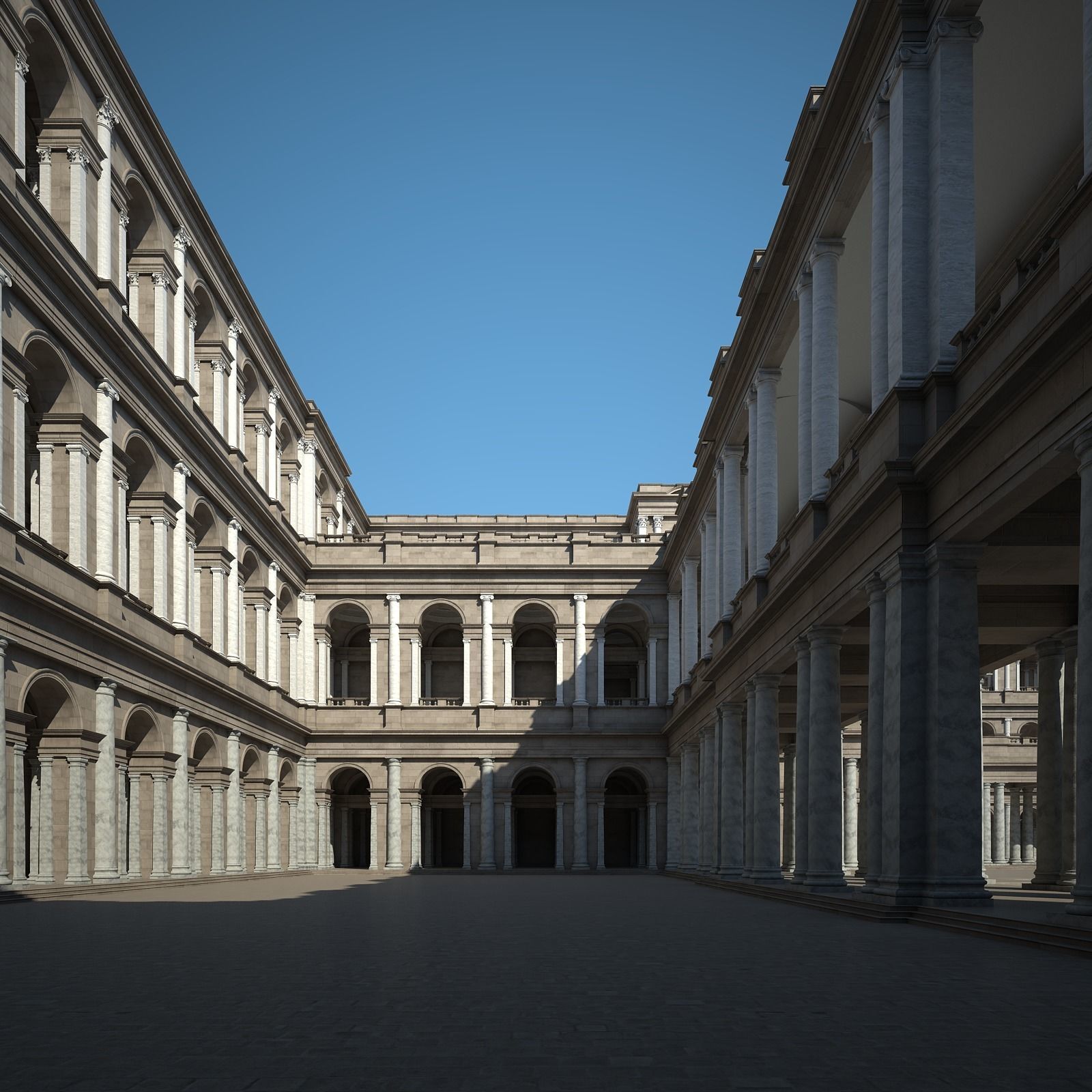 Ancient Roman Forum 3D model_28