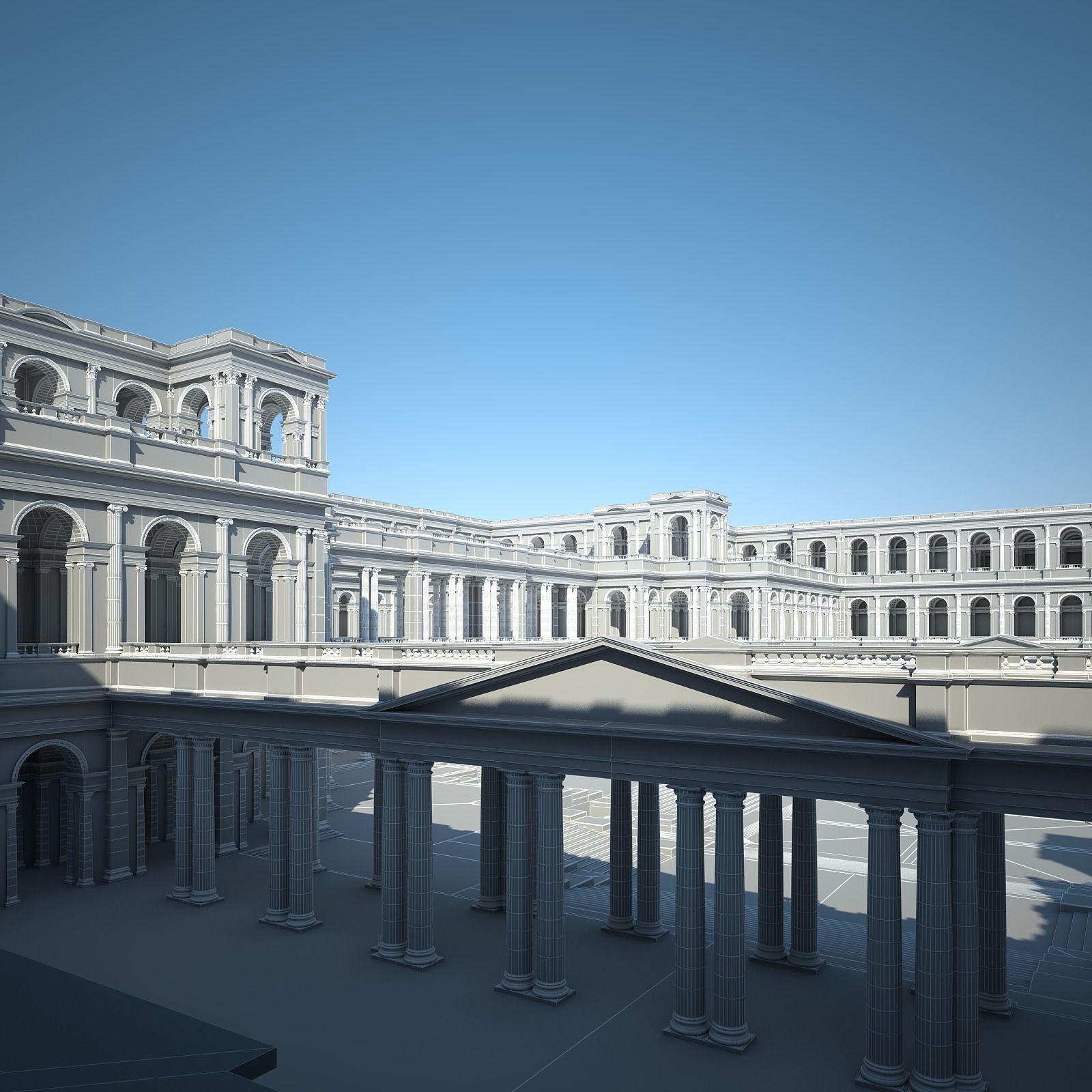 Ancient Roman Forum 3D model_87