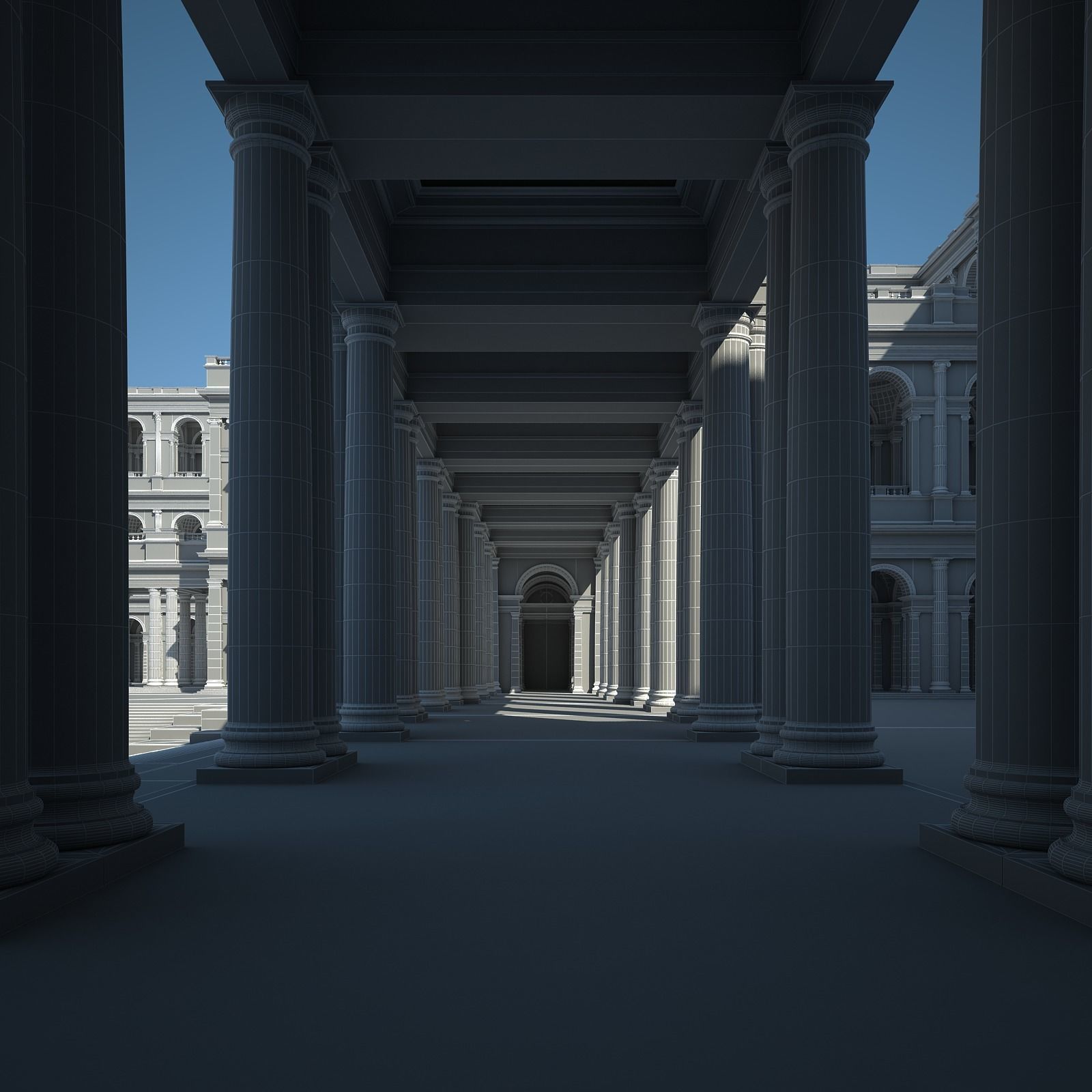 Ancient Roman Forum 3D model_69