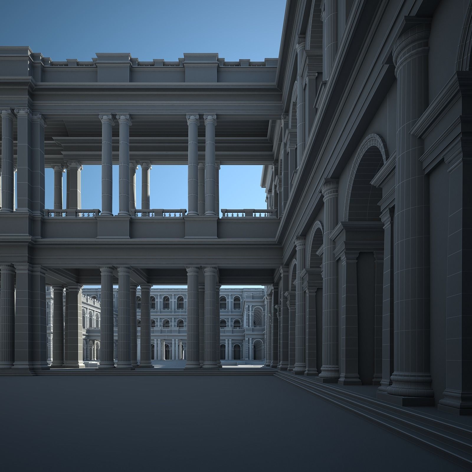 Ancient Roman Forum 3D model_72