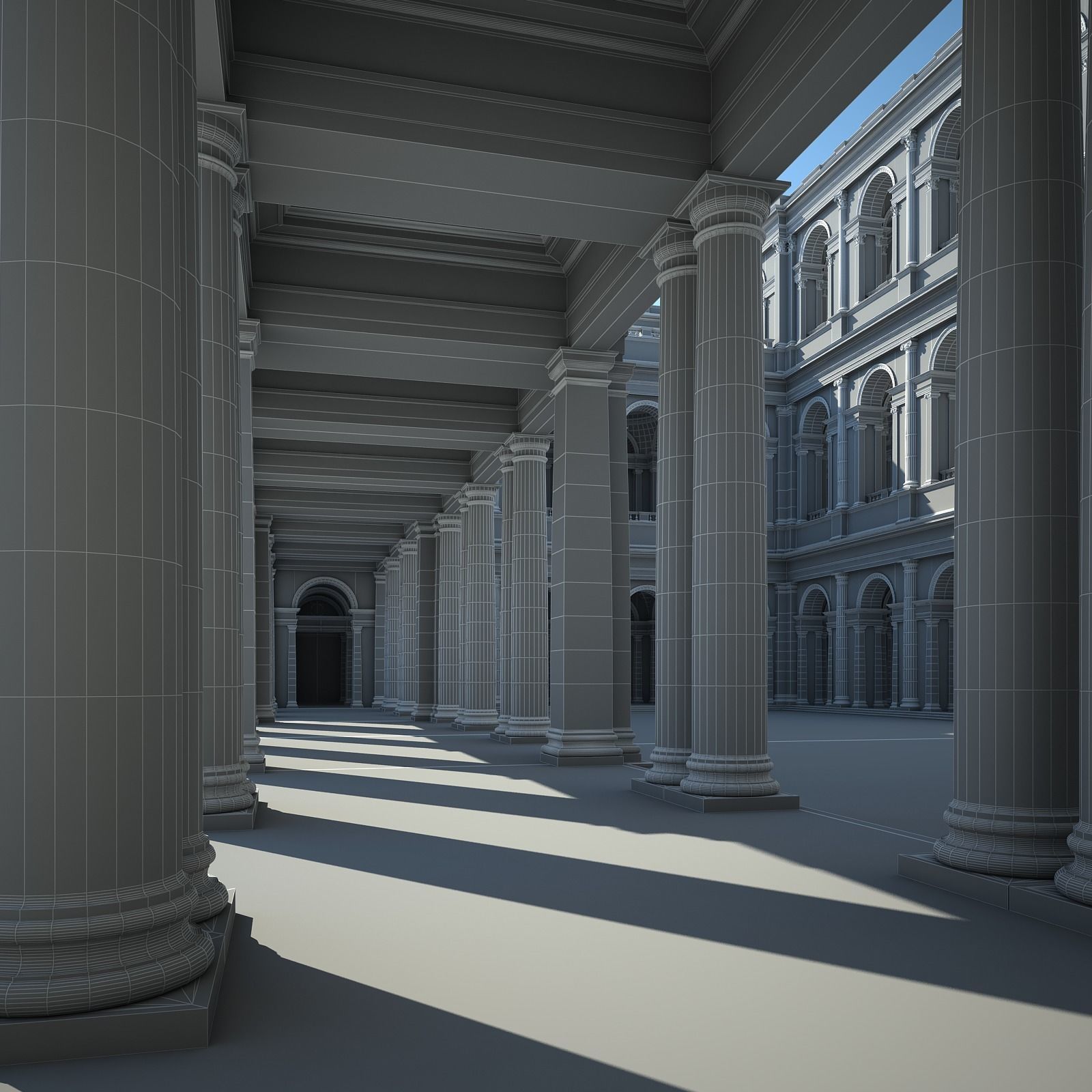 Ancient Roman Forum 3D model_75