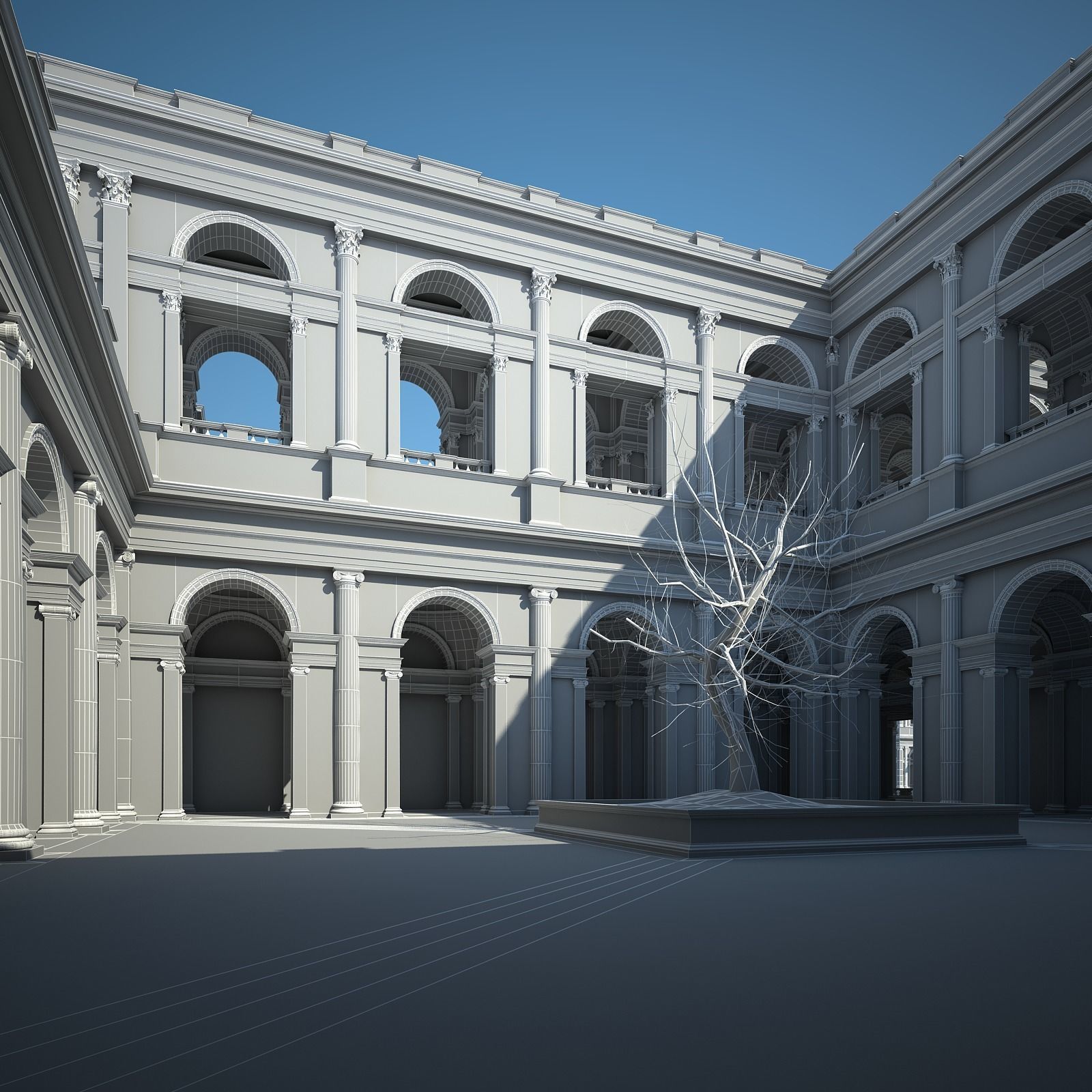 Ancient Roman Forum 3D model_89
