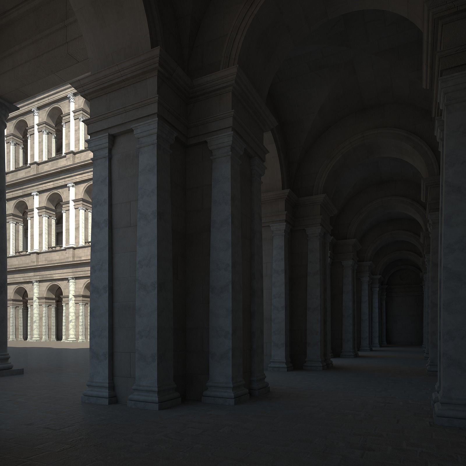 Ancient Roman Forum 3D model_17