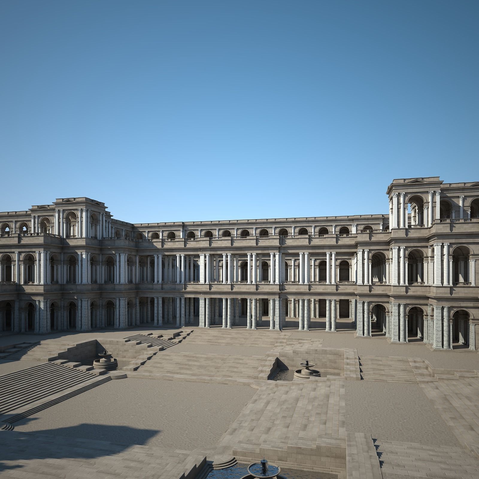 Ancient Roman Forum 3D model_42