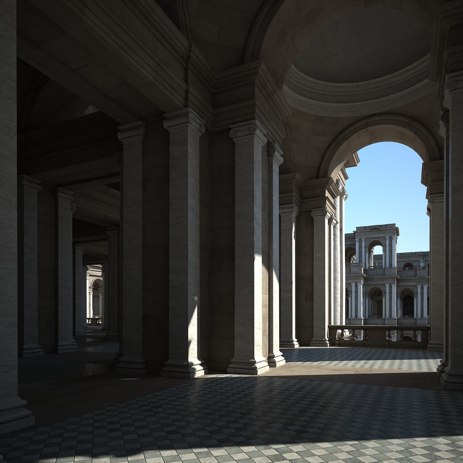 Ancient Roman Forum 3D model_38
