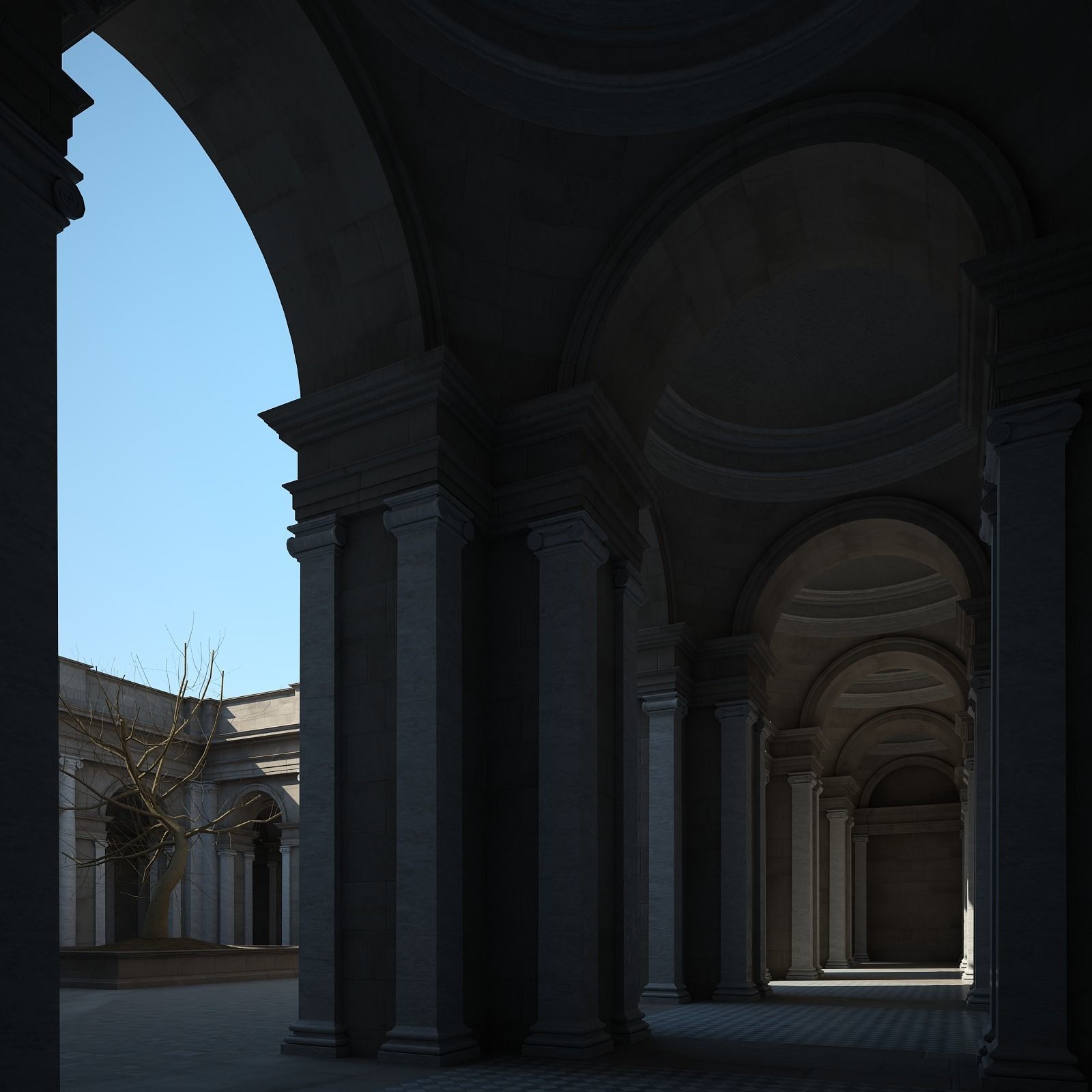 Ancient Roman Forum 3D model_53