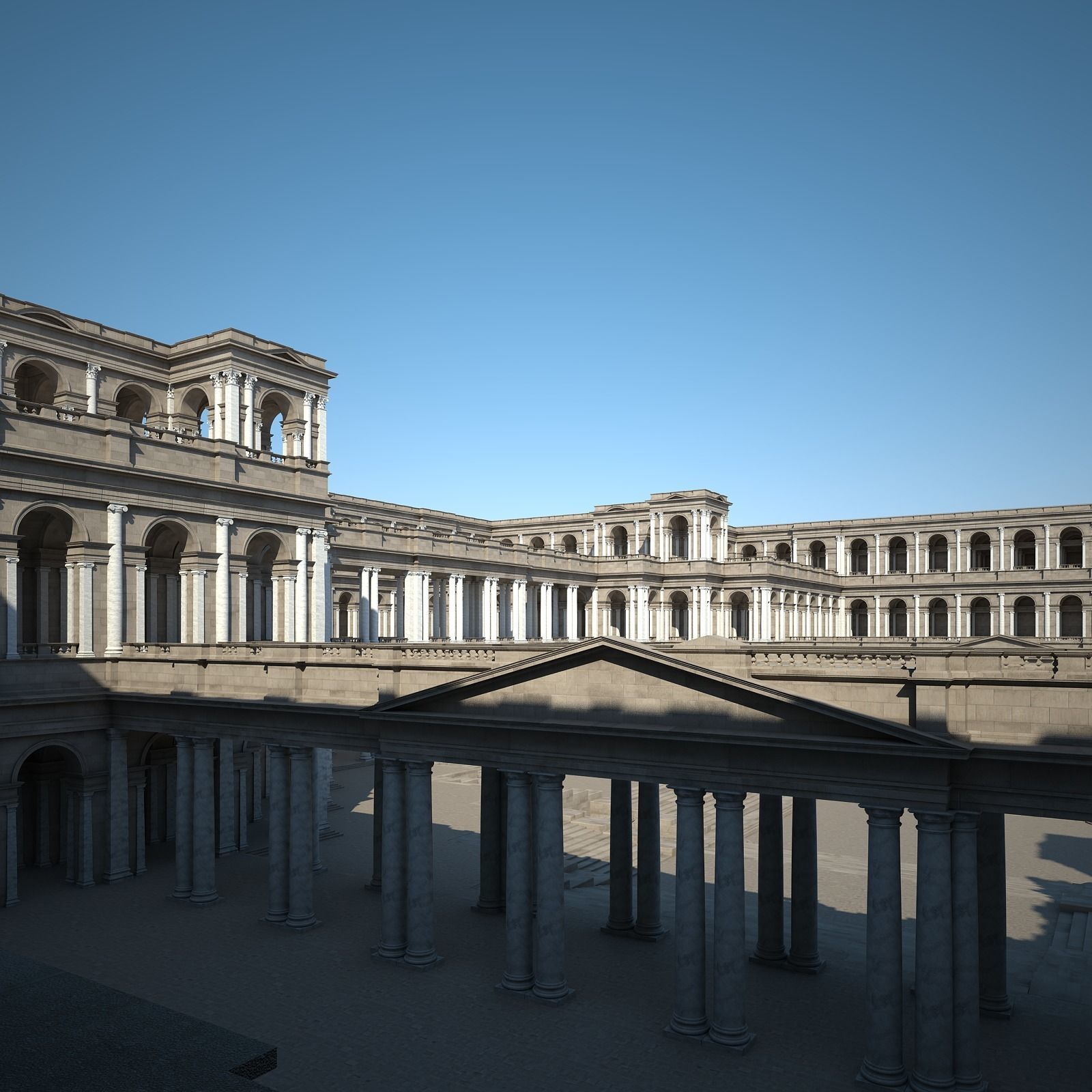 Ancient Roman Forum 3D model_35