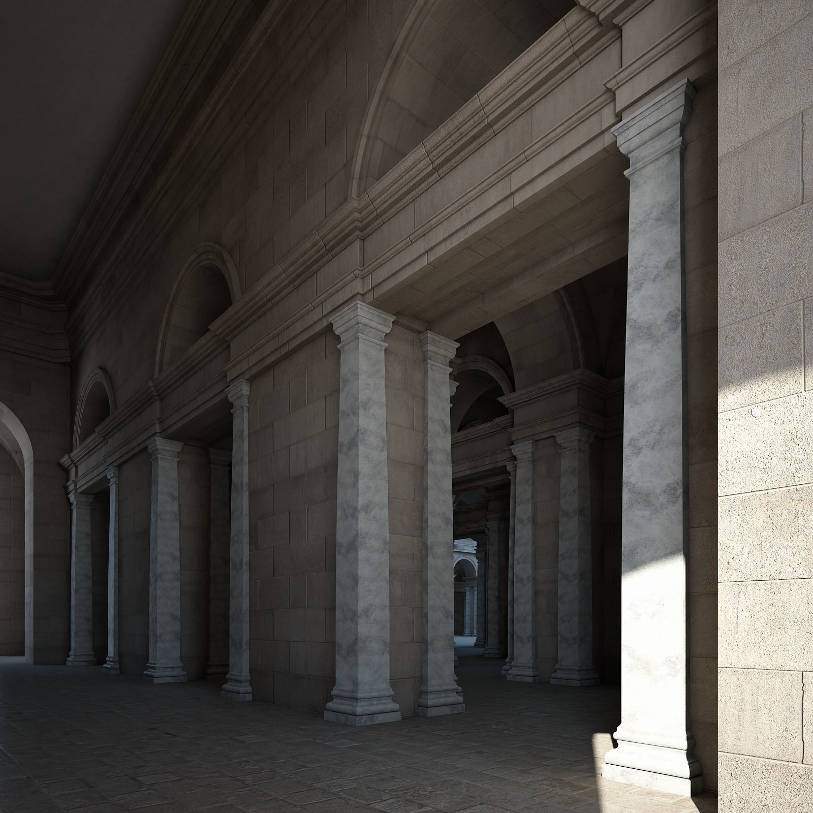 Ancient Roman Forum 3D model_32