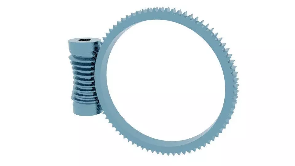 wormgear drive 80 to 01 3D print model