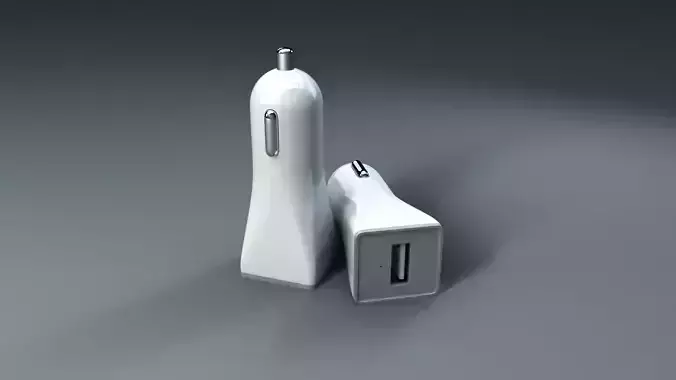 USB Power Adapter for Car 3D model