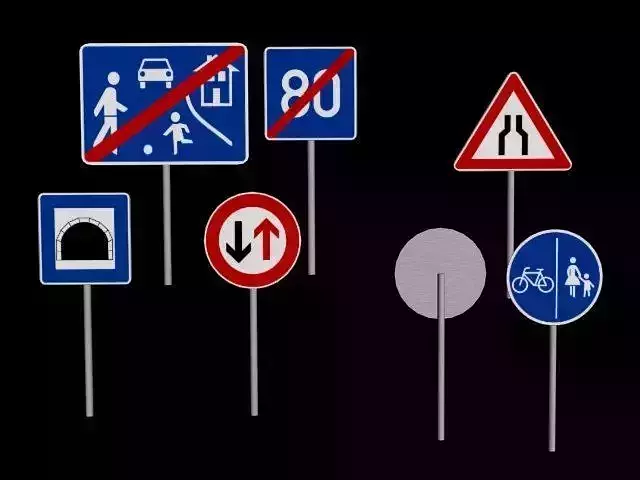 126 Street signs from Germany ALL IN