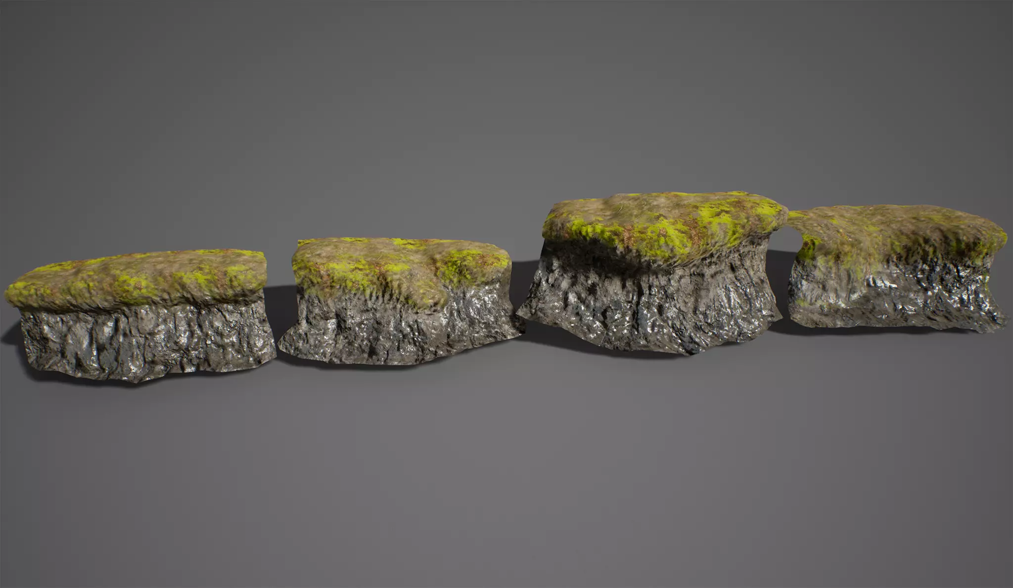UE4 - River Banks Low-poly 3D model
