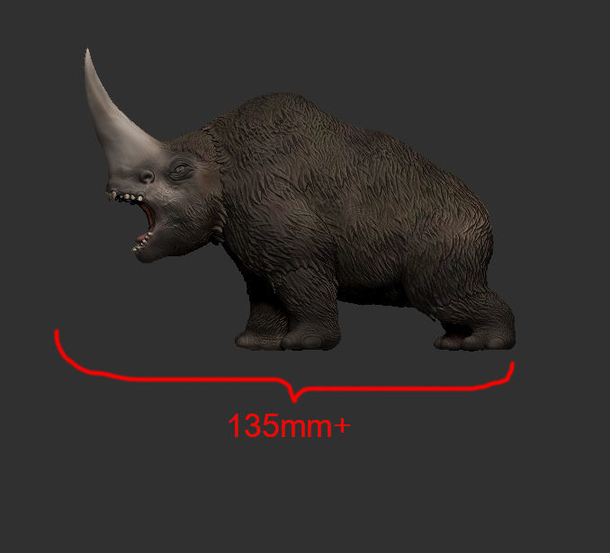 mudhorn triceratops 3D print model_15