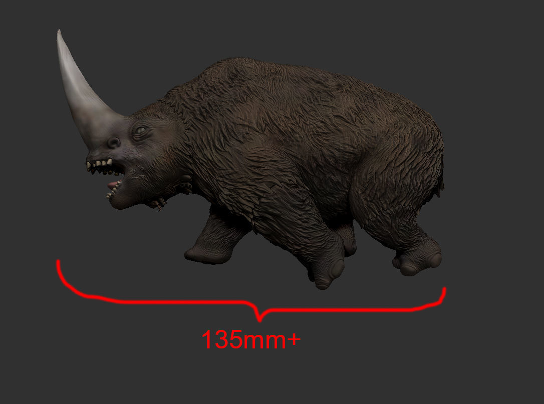 mudhorn triceratops 3D print model_14