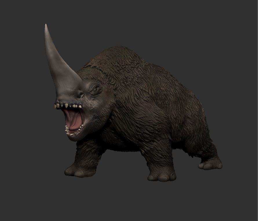 mudhorn triceratops 3D print model_7