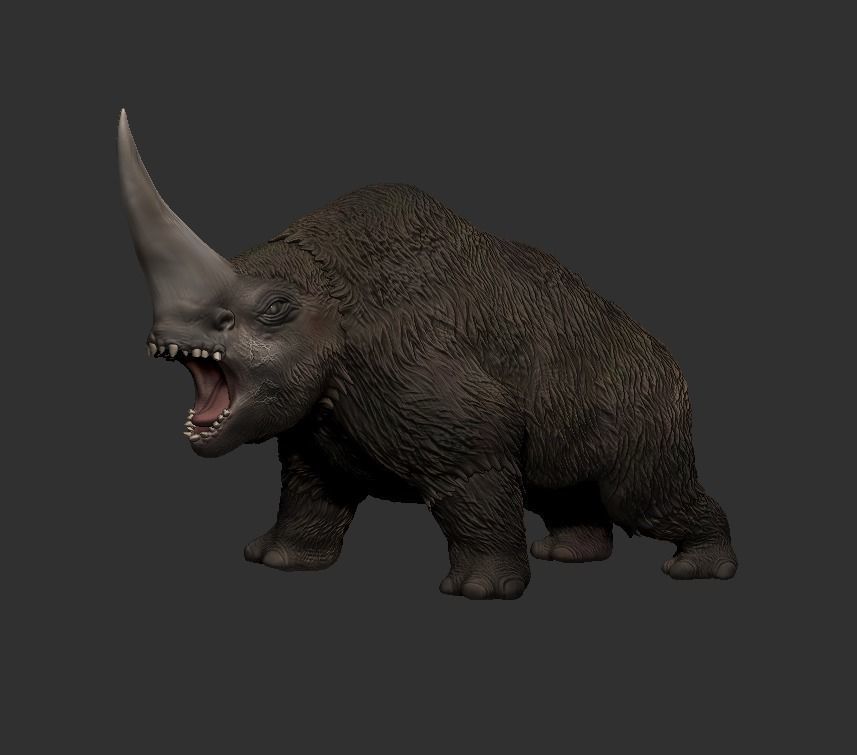 mudhorn triceratops 3D print model_10