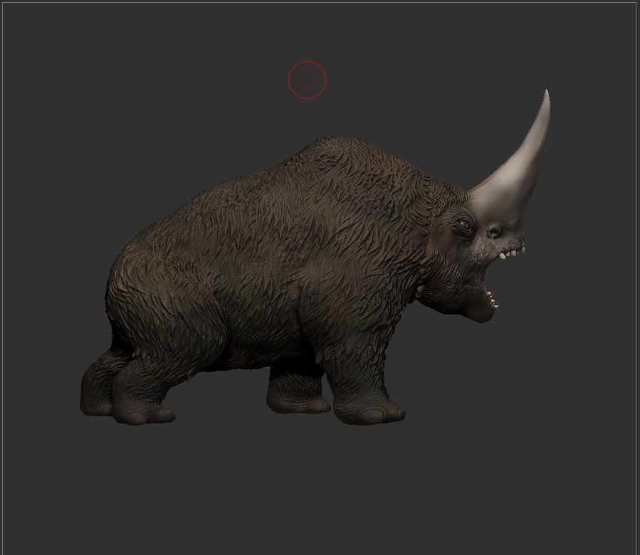 mudhorn triceratops 3D print model_9