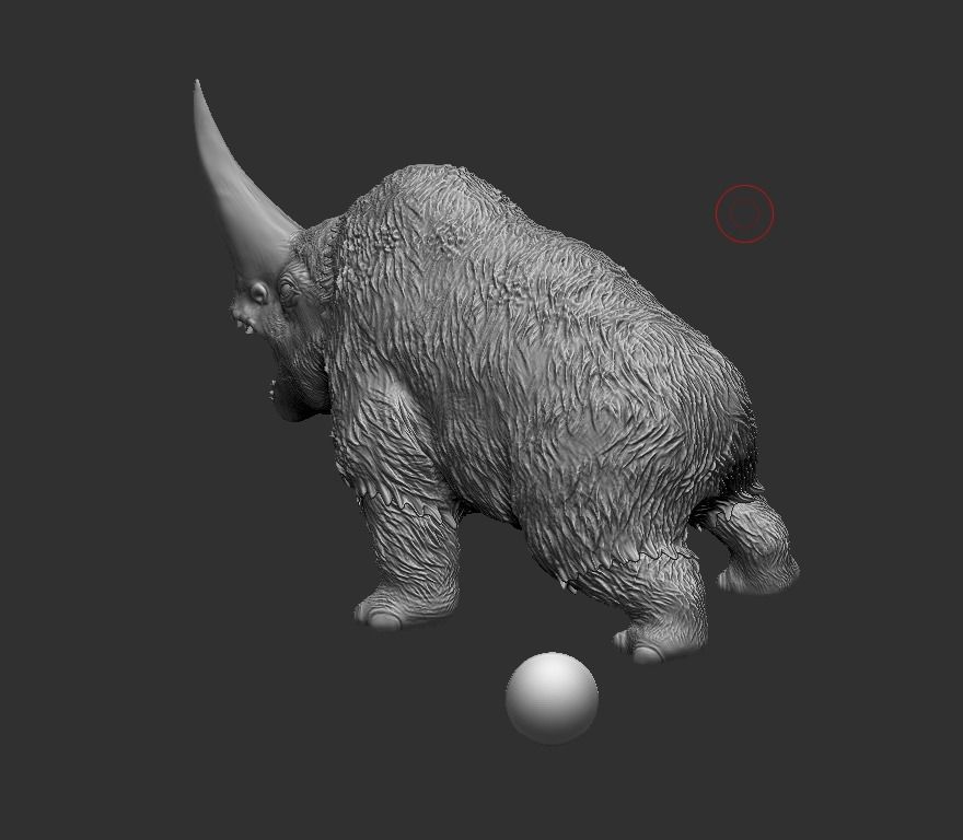 mudhorn triceratops 3D print model_12