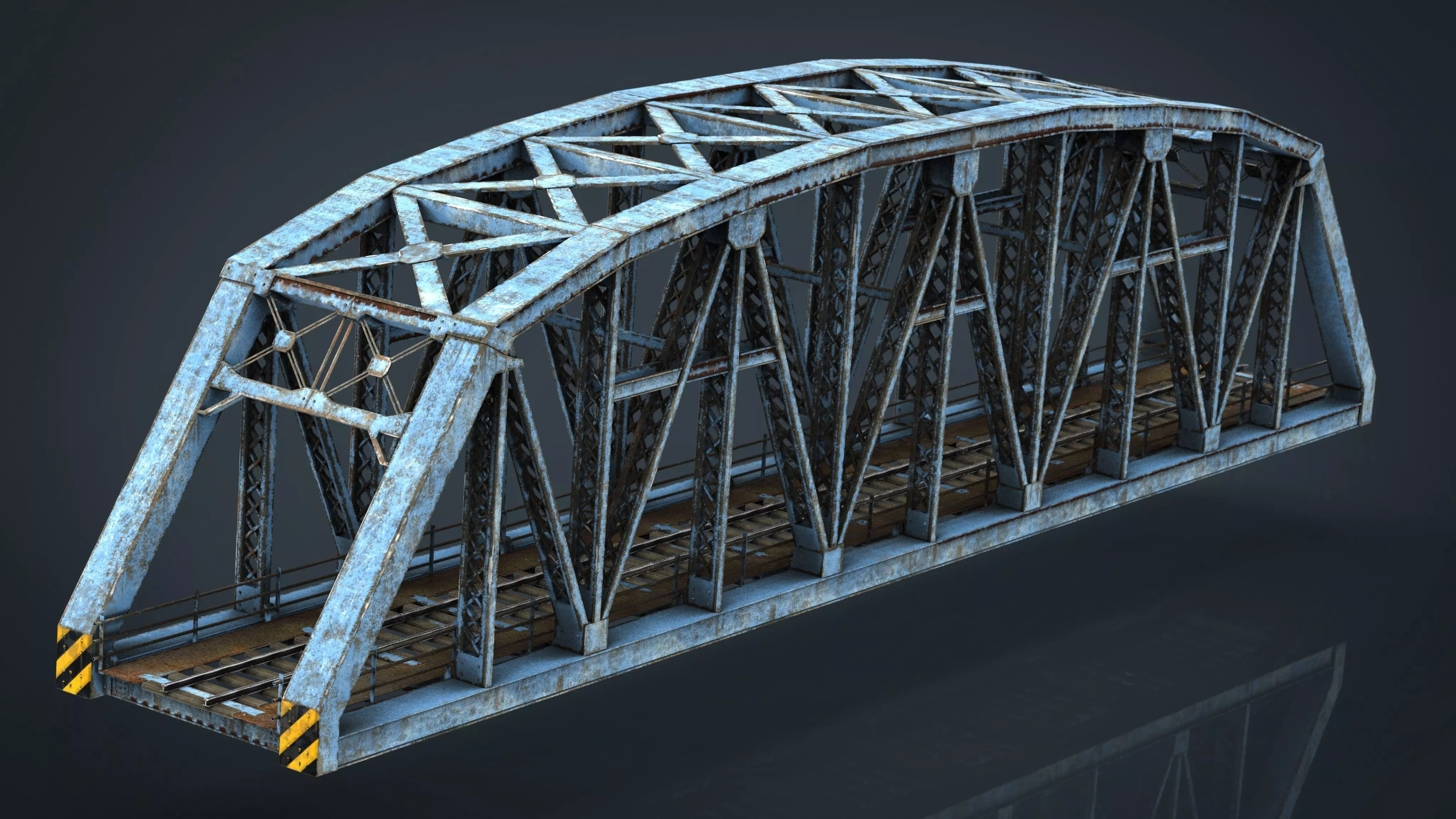 TRAIN BRIDGE 3D model_0