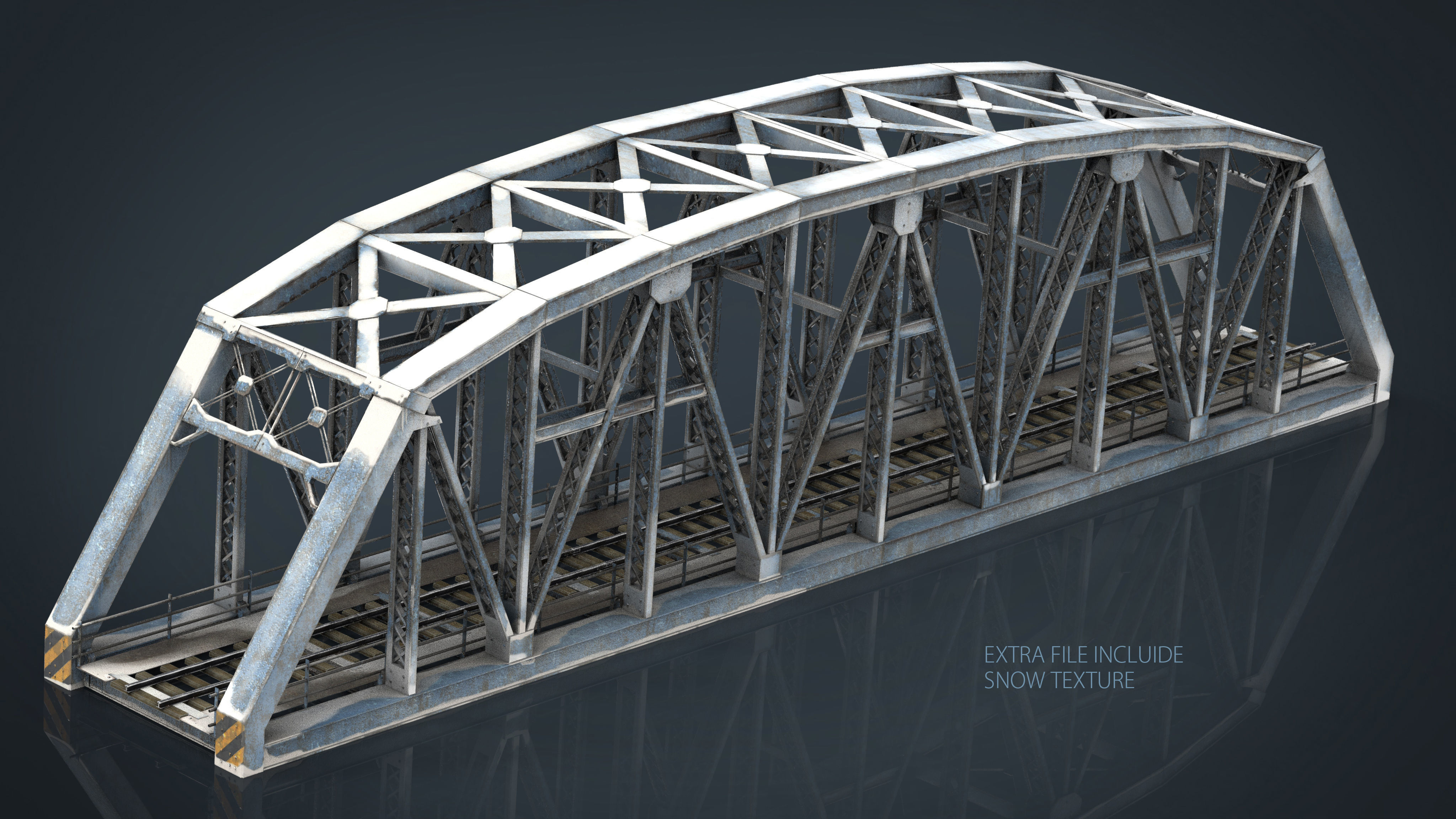 TRAIN BRIDGE 3D model_13