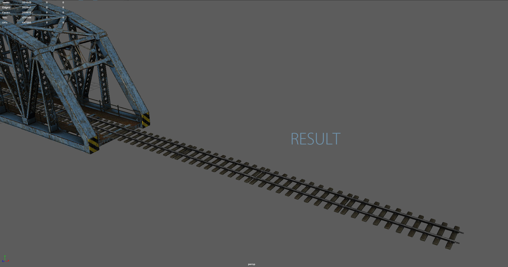 TRAIN BRIDGE 3D model_12