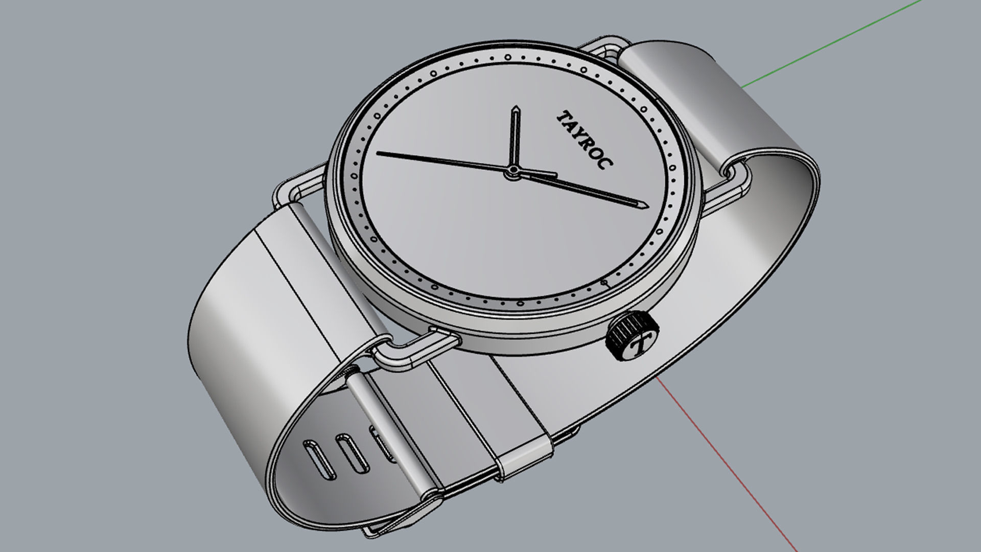 Watch Tayroc Soho 3D model_23