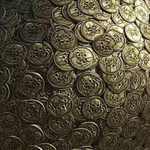 Pile of coins texture ver Hq