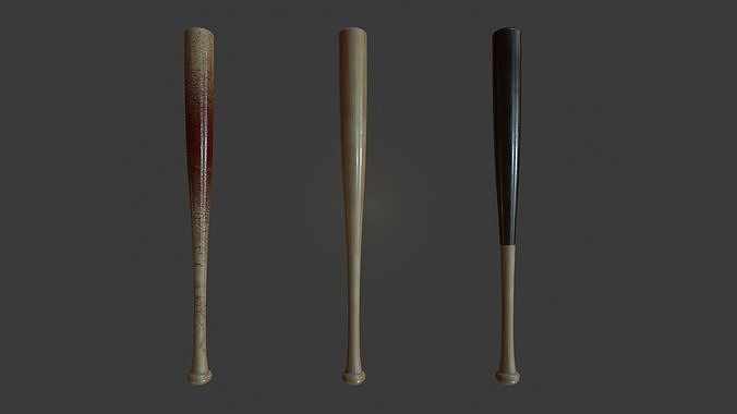 Baseball Bat Free low-poly 3D model
