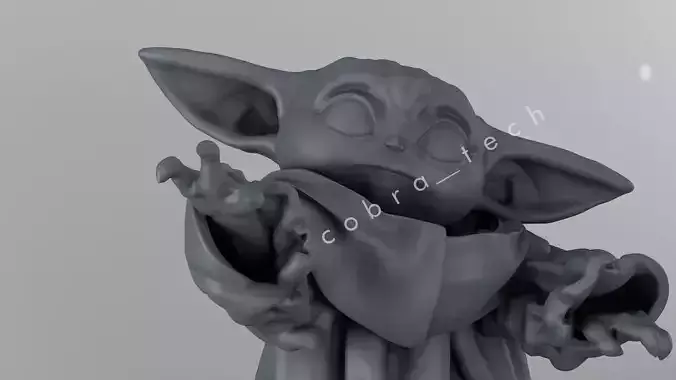 Baby Yoda 3D print model
