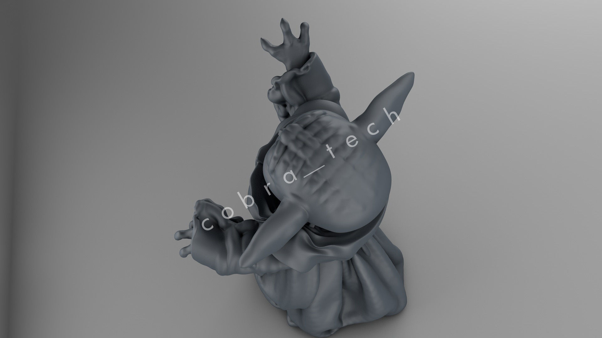 Baby Yoda 3D print model_7