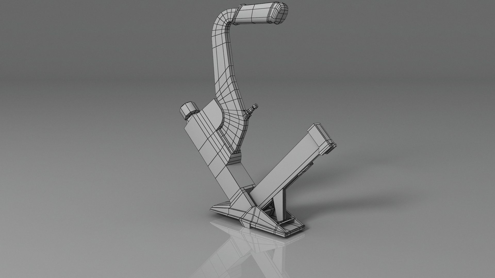 DEWALT Flooring Nailer DWFP12569 Low-poly 3D model_1