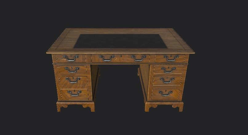 Sofa and furniture asset-prop gameready lowpoly PBR Low-poly 3D model_13