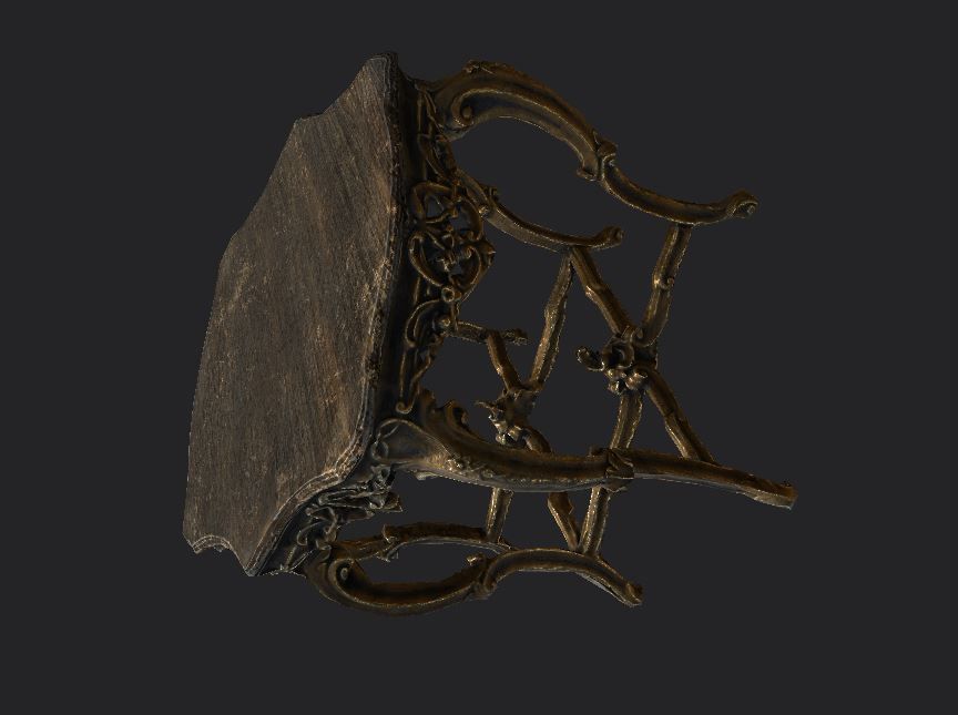 Sofa and furniture asset-prop gameready lowpoly PBR Low-poly 3D model_27