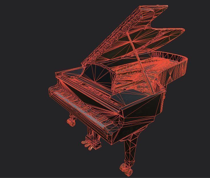 Sofa and furniture asset-prop gameready lowpoly PBR Low-poly 3D model_24