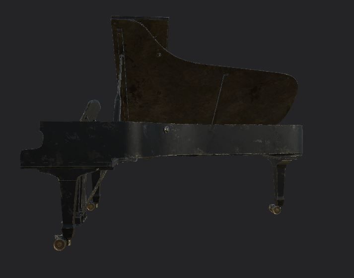 Sofa and furniture asset-prop gameready lowpoly PBR Low-poly 3D model_20